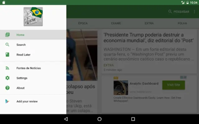 Brasil Notícias android App screenshot 1