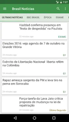 Brasil Notícias android App screenshot 4